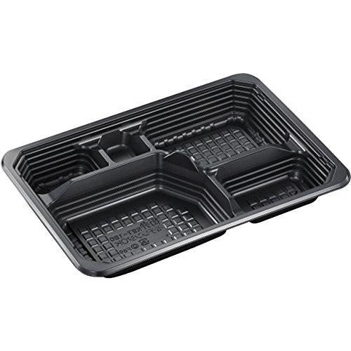 中央化学 日本製 使い捨て弁当容器 HSA街弁 K27-19C BK 身 50枚入サイズ:約27×1...