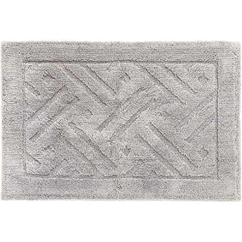 オカ(OKA) 乾度良好リッカ バスマット 約60cm×85cm グレー (吸水 速乾 洗える 大判...