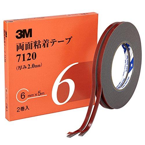 3M 両面粘着テープ 7120 6mm幅x5m 7120 6 AAD