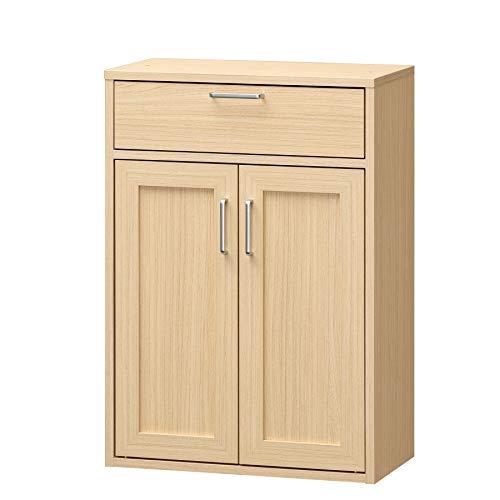 白井産業 キャビネット 食器棚 キッチン収納 同シリーズで組み合わせ自由自在 一人暮らしの部屋や狭い...