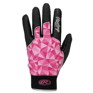 Rawlings(ローリングス)野球用 守備用 手袋 片手 ウィザードフィールドグラブ EFG25S01 ブラック/ピンク S 右手用