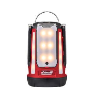 コールマン(Coleman)クアッドマルチパネルランタンｐｌｕｓ（レッド） コ LED 防災 停電 充電式 アウトドア キャンプ 照明 作業灯