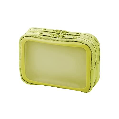 PLUS ポーチ ジブンイロ ナカ見え ガジェットポーチS グリーン TW-BG002S 428-7...
