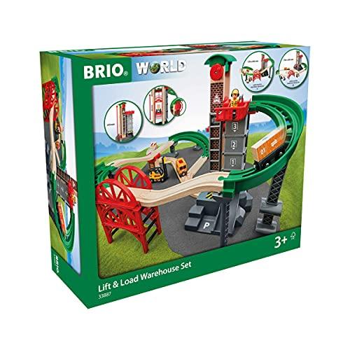 BRIO (ブリオ) WORLD ウェアハウスレールセット 対象年齢 3歳~ (電車 おもちゃ 木製...