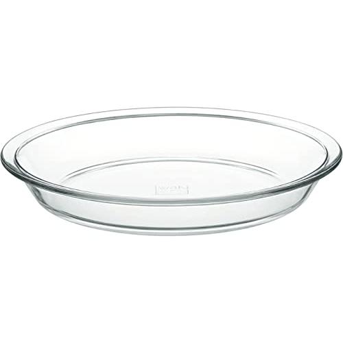 iwaki(イワキ) パイ皿 外径25×高さ3.8cm Lサイズ BC209 耐熱ガラス