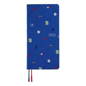 ほぼ日手帳 2026 weeks 名探偵コナン/コナンモチーフ 4月始まり 週間手帳 週間レフト スリム縦長