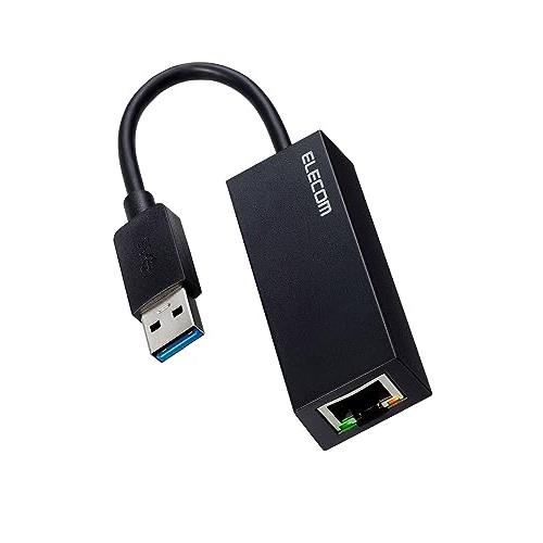 エレコム 有線LANアダプター USB3.2 (Gen1) ギガビット対応 ブラック EDC-GUA...