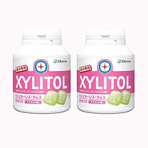 【歯科専用】 キシリトールガム ボトルタイプ 90粒 (マスカット) (2個)