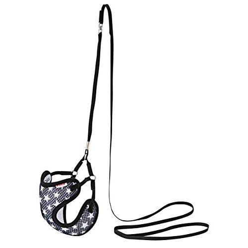 ペティオ (Petio) ARFaShion スターベストハーネスリード ブラック 超小型犬用 XS...