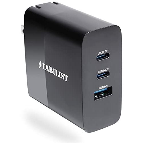 PD 充電器 USB Type-C 65W 3ポート GaN 折畳 PSE認証済 急速 PD3.0対...