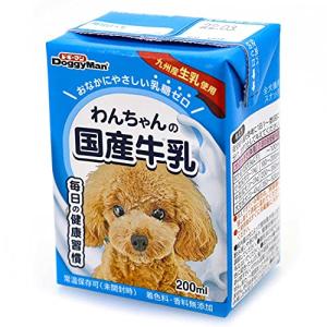 ドギーマン わんちゃんの国産牛乳 全犬種用 200ミリリットル (x 24) (ケース販売)｜plusa-main