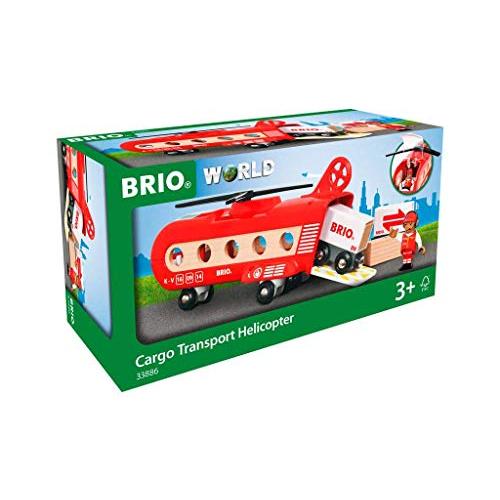 BRIO (ブリオ) WORLD カーゴヘリコプター [全8ピース] 対象年齢 3歳~ (ヘリコプタ...