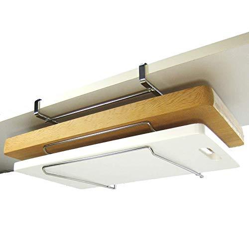 吊り下げラック まな板ホルダー まな板スタンド 18-8ステンレス製 穴あけ不要 ネジ止め不要 日本...