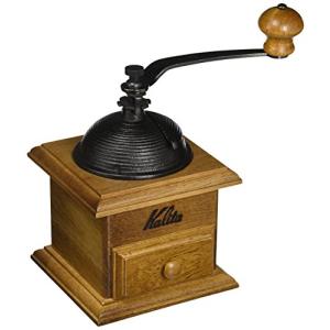 カリタ Kalita コーヒーミル 木製 手挽き 手動 ドームミル #42033 アンティーク コーヒーグラインダー 小型 アウトドア キャンプ｜plusa