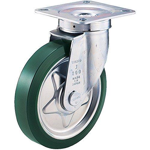 TRUSCO(トラスコ) プレス製ウレタンキャスター 自在 Φ130 TUJ-130