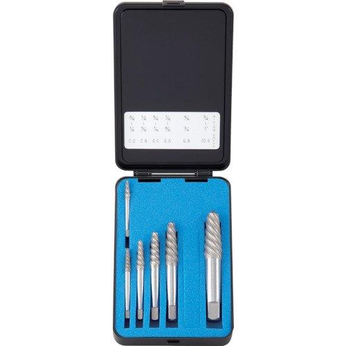 TRUSCO(トラスコ) エキストラクターセット ラセン型 6本組 樹脂ケース入 EXS-1816S