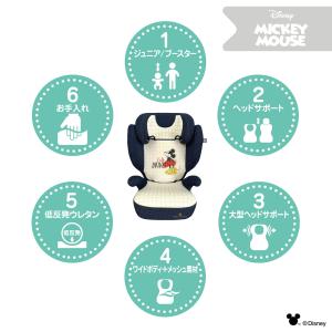 ディズニー ハイバックジュニア/デニムミッキー...の詳細画像3