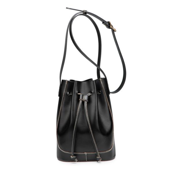 巾着バッグ ショルダーバッグ レディースバッグ 本革 ヌメ革 斜めがけ ナチュラル シンプル 切替し...