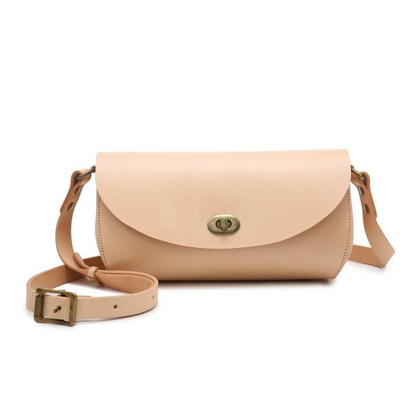 ショルダーバッグ サコッシュ 本革 ヌメ革 斜めがけ レディース メンズ シンプル ナチュラル ナチ...