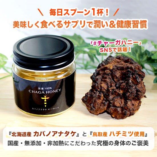 チャーガハニー／CHAGA HONEY　カバノアナタケ×生ハチミツ　国産・無添加・非加熱