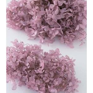 【プリザーブドフラワー　花材　資材】 ピラミッドアジサイ・ヘッド・ミスティーピンク