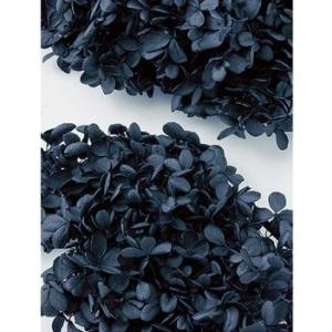 【プリザーブドフラワー　花材　資材】ピラミッドアジサイ・ヘッド・黒・大地農園