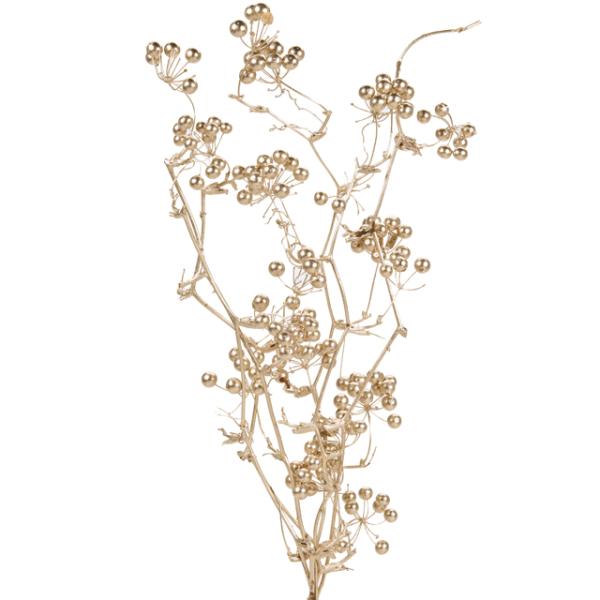 【ドライフラワー　花材　資材】 サンキライのツル（実付き）・プラチナ ・大地農園