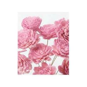 【ハンドメイドフラワー　花材　資材】 ソーラーローズ・小・クリスタルピンク・大地農園