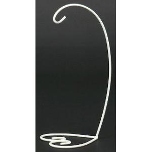 プチホワイトスタンドＭ/フラワーベース　花器　花びん　リース台　花材