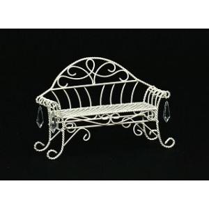 アイアンチェアークリスタル付Ｓ/フラワーベース　花器　花びん　リース台　花材