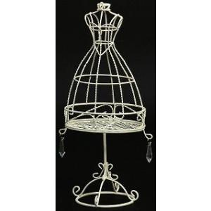 箱入　トルソー台付Ｌ白/フラワーベース　花器　花びん　リース台　花材