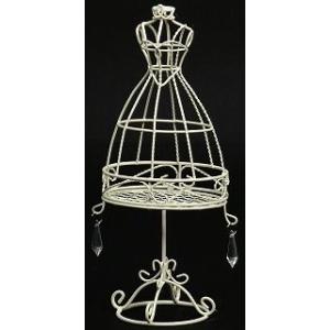 トルソー台付Ｓ白/フラワーベース　花器　花びん　リース台　花材