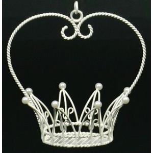 パールワイヤークラウンＳ/フラワーベース　花器　花びん　リース台　花材