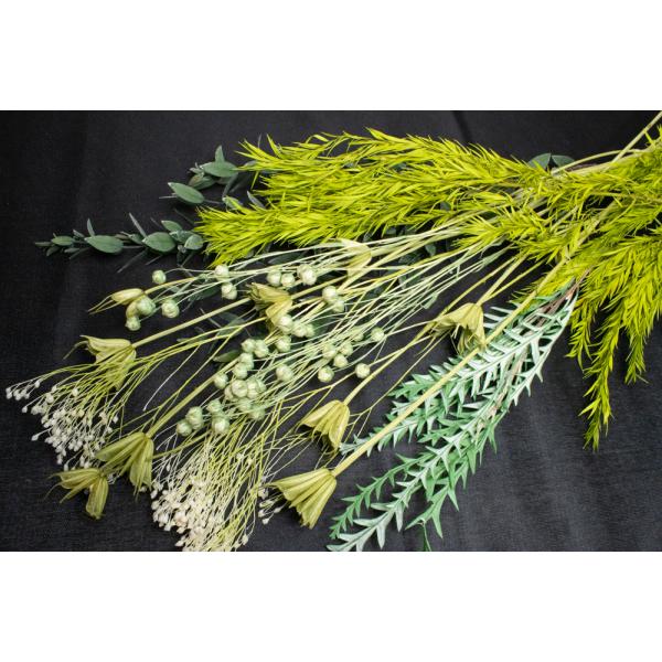 【アレンジセット】ニゲラとユーカリのグリーンセット