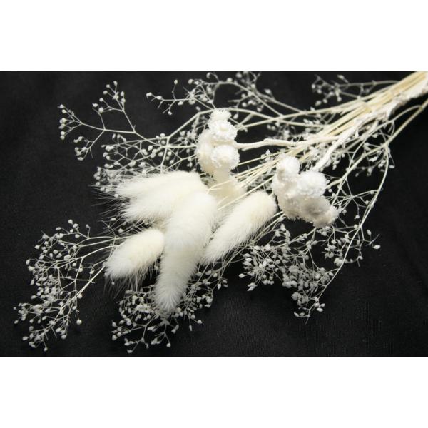 【アレンジセット】カスミ草とラグラスのセット・白