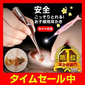耳かき ピンセット ライト付き 7点セット LEDライト