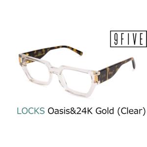 ナインファイブ サングラス 9FIVE ロックス LOCKS Oasis & 24K Gold Clear メンズ レディース サングラス 国内正規品 正規証明カード付き｜plusfavo