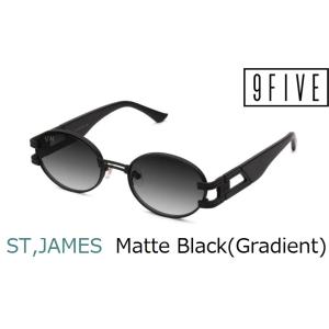 ナインファイブ サングラス セントジェームス 9FIVE St James Matte Black ...