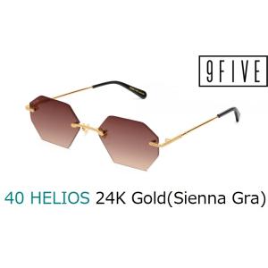 ナインファイブ サングラス 9FIVE 40ヘリオ 40 HELIOS 24K Gold Sienn...