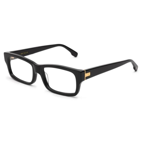 9five AURA Black &amp; 24k Gold Clear Lens Glasses 　オー...