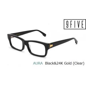 国内正規品 ナインファイブ アイウェア サングラス 9FIVE AURA Black &amp; 24K G...