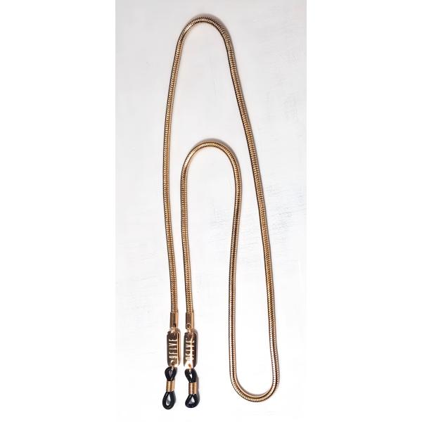 ナインファイブ サングラス 9FIVE 24k Gold Snake Chain Eyewear L...