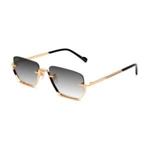 9five VILLA Black &amp; 24k Gold Gradation Sunglasses　...