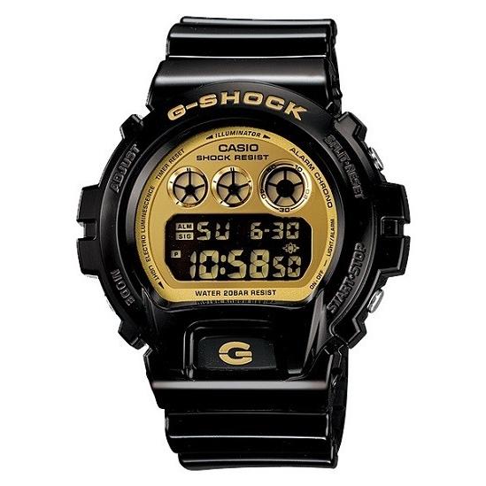 DW-6900CB-1JF　G-SHOCK　黒 ブラック ゴールド g-shock デジタル ジーシ...