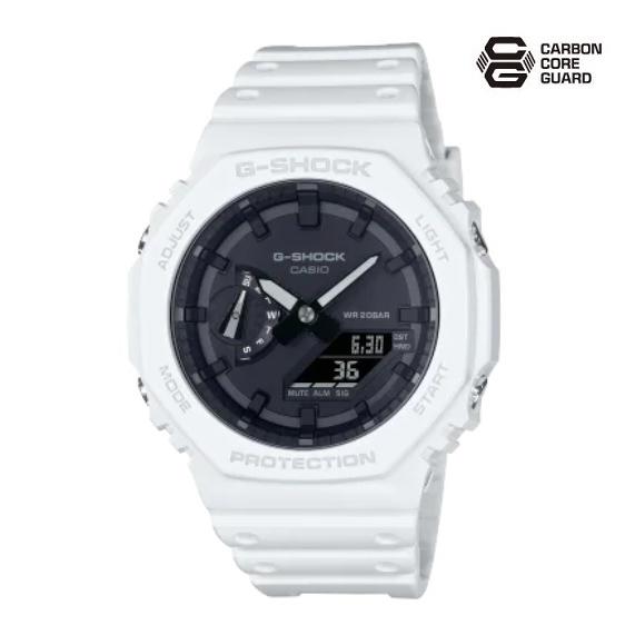 GA-2100-7AJF G-SHOCK カーボンコアガード 八角形 ワールドタイム White ホ...