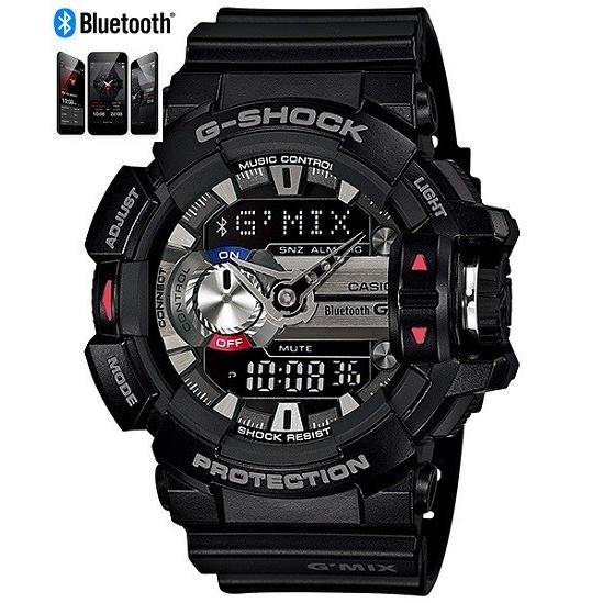 GBA-400-1AJF G`MIX G-SHOCK 黒 ブラック Bluetooth モバイルリン...