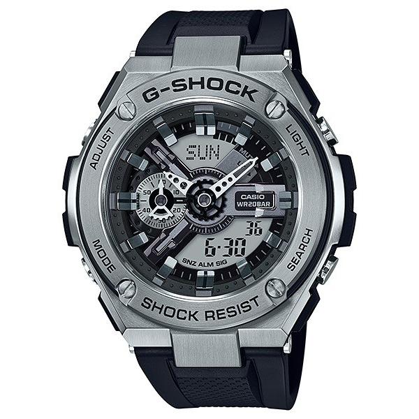 GST-410-1AJF G-SHOCK ブラック 黒 メタル G-STEEL Gショック g-sh...