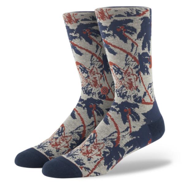 送料無料 STANCE Hula 紺 アロハ 国内正規品 stance スタンス 靴下 ソックス カ...