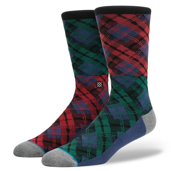 送料無料 STANCE Placid チェック 青 赤 緑 国内正規品 stance スタンス 靴下...