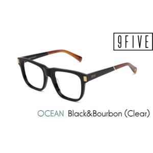 ナインファイブ サングラス 9FIVE オーシャン OCEAN Black &amp; Bourbon Cl...